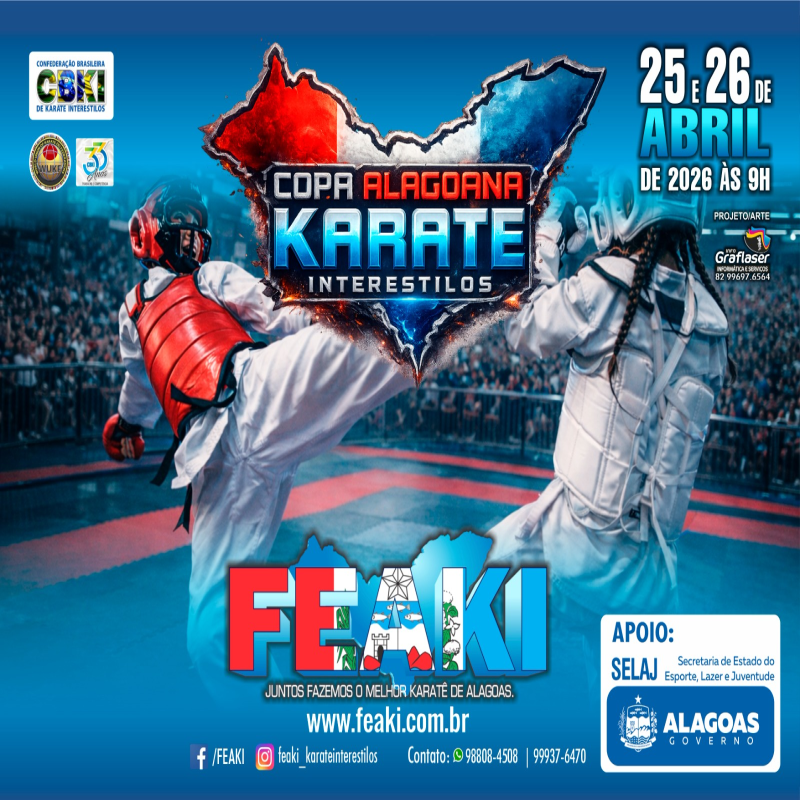 COPA ALAGOANA DE KARATE INTERESTILOS - 2026