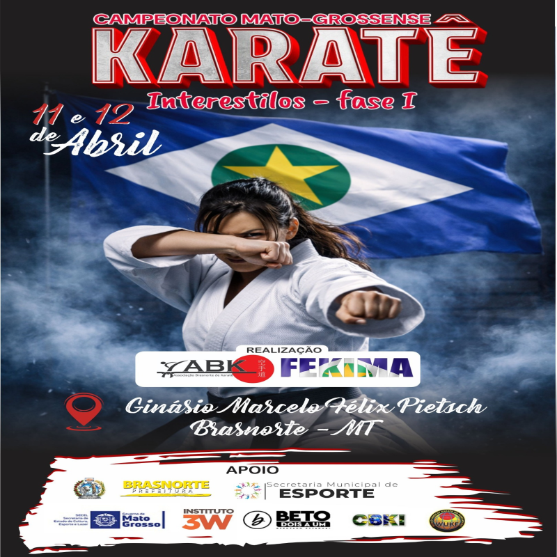 CAMPEONATO MATOGROSSENSE DE KARATE INTERESTILOS - FASE I