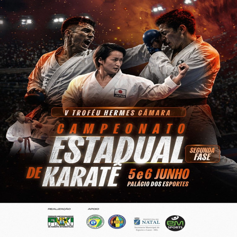 Campeonato Estadual de Karatê - FNKI 2026   V Troféu Hermes Câmara